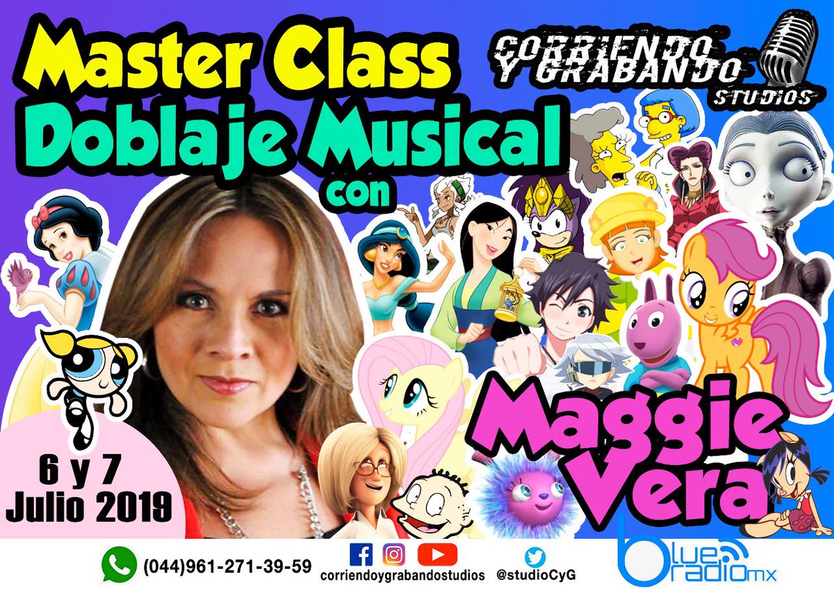 StudioCyG's tweet photo. No te quedes fuera conoce cómo se hace el doblaje musical #4aMasterClass https://t.co/kcNCnhgZPC