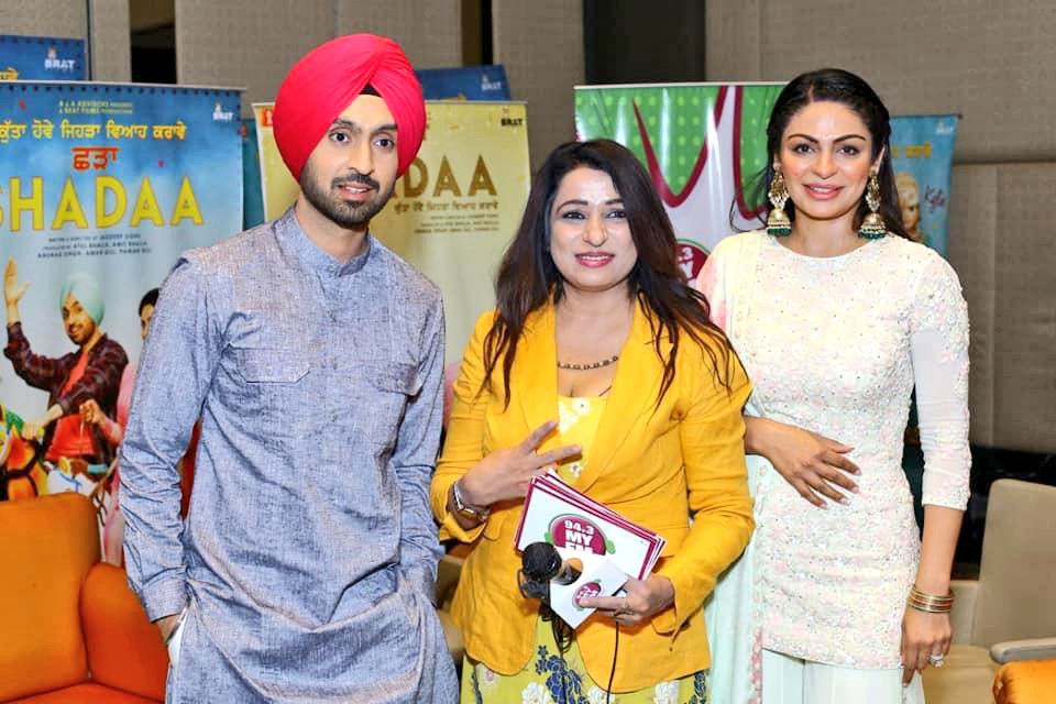 RJMeenakshi1's tweet image. What's Diljit's obsession with @KylieJenner and did Neeru Bajwa got the feels from the same sex ??? This and lots more  WITH the humble and talented @diljitdosanjh and the oh so beautiful  @neerubajwa  for  Most Awaited Movie #SHADAA Interview coming coming out soon  @MYFMIndia