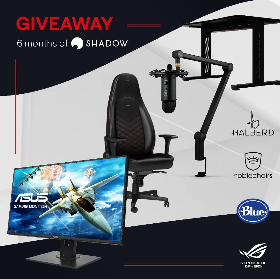 It's #giveaway time 🙌 Win this ultimate gaming setup in a few simple steps 🔥

To enter: 
💕 RT &amp; Follow
🖱️ Click on link for entries: shdw.me/ultimate_setup

Learn more at shdw.me/home_tw