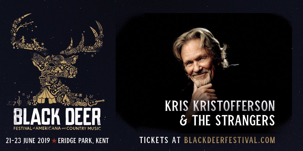 blackdeerfest's tweet photo. This time next week - on the weekend of his 83rd birthday - the legendary #KrisKristofferson joins us in the deer park for what is all set to be an emotional performance. What classic song are you looking forward to singing along to? Make sure you can say ‘I was there’... https://t.co/nG7qy3McGI