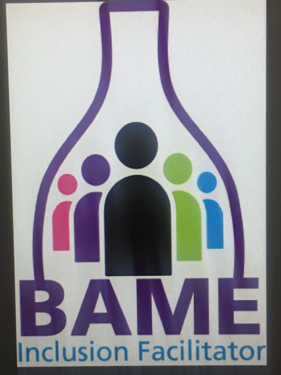 BAMEcombined's tweet photo. Really enjoyed working with our comms team and @lesleyfaux to create this logo! Inclusion with a Stokey twist #AcceleratorEvent #BAME #StokeonTrent #Staffordshire #Potbank https://t.co/es1JYUDXSY