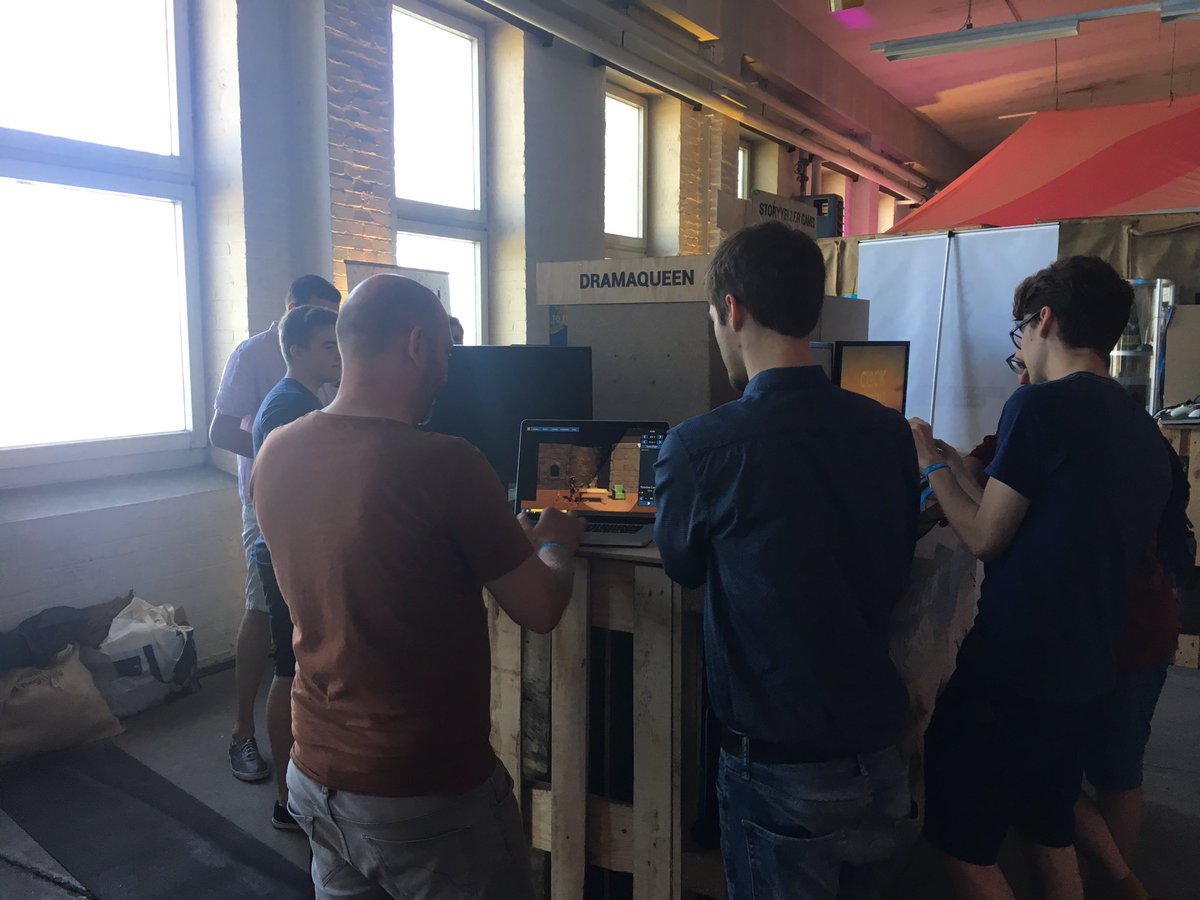 Our booth at #waterkant19 festival. Having a great time with <a href="/PelleKlit/">@pellechristensen@mastodon.social</a>