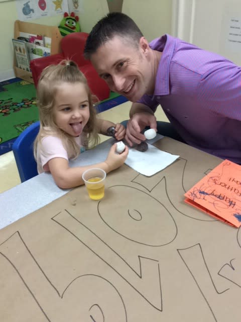 GoddardLO's tweet photo. Fun at Donuts with Dad! Happy Father's Day to all of our wonderful Dads! https://t.co/aF39LedrSD