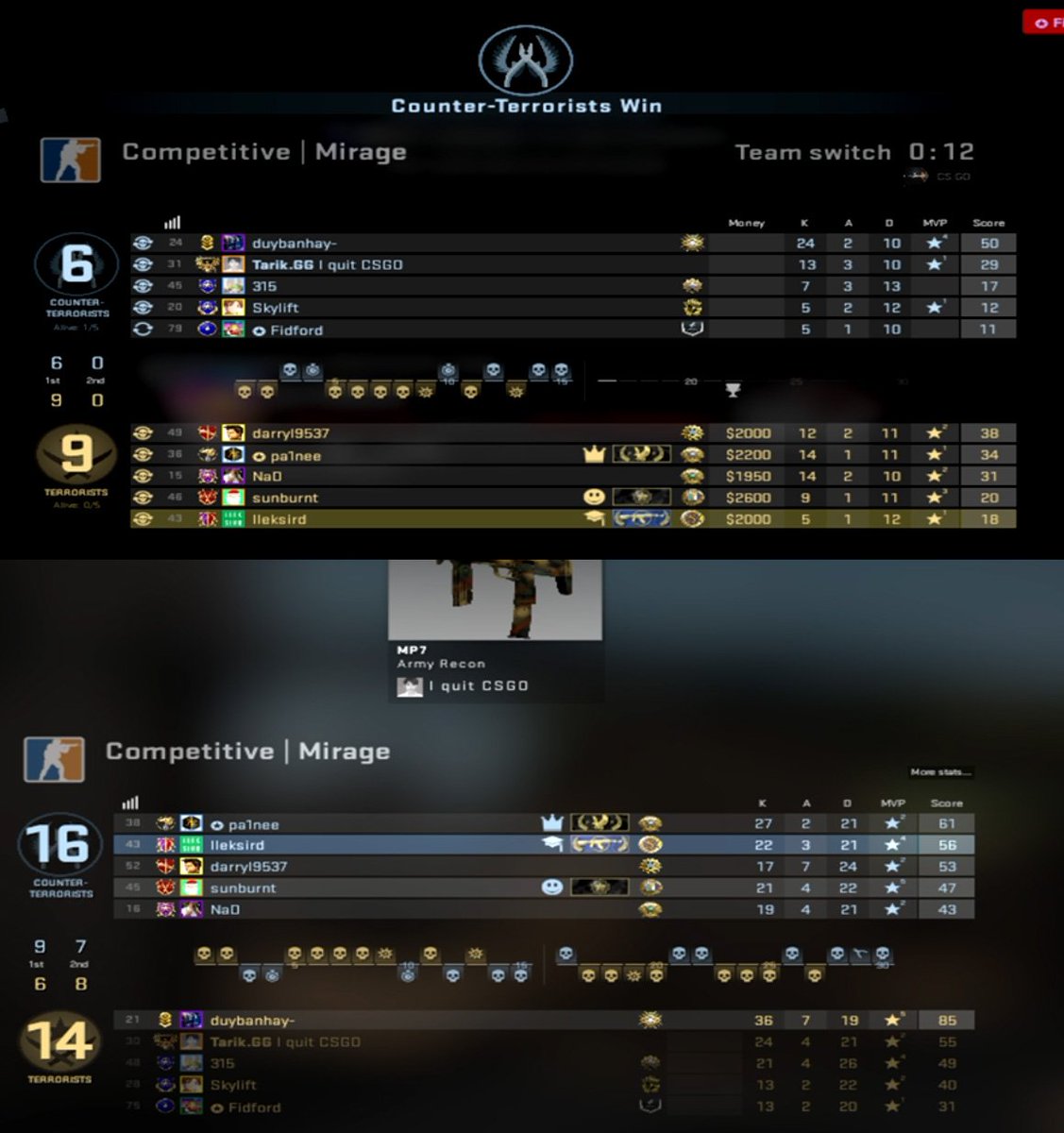 lleksird's tweet photo. 'Started from the bottom now were here?' #csgo #csgoph #sisgu https://t.co/UghrCQND26