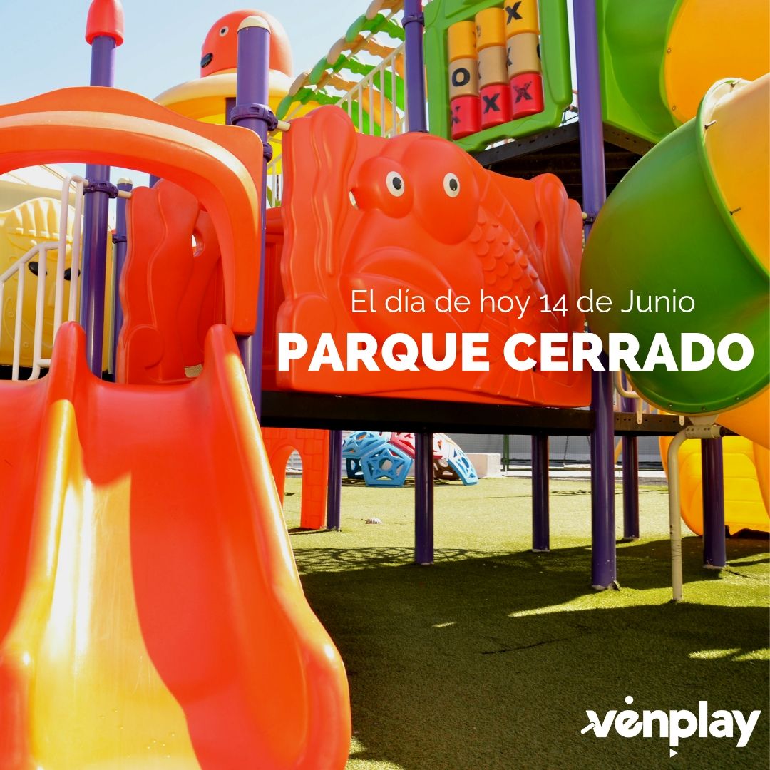 infovenplay's tweet photo. ¡Atención #venplayers!

El día de hoy 14 de Junio el parque estará CERRADO.

Los esperamos el día de mañana para disfrutar de un increíble sábado con todos tus amigos

#aviso #parquecerrado #cerrado #diversion #entretenimiento #parqueinfantil #venplay https://t.co/AMhLRV7jUP