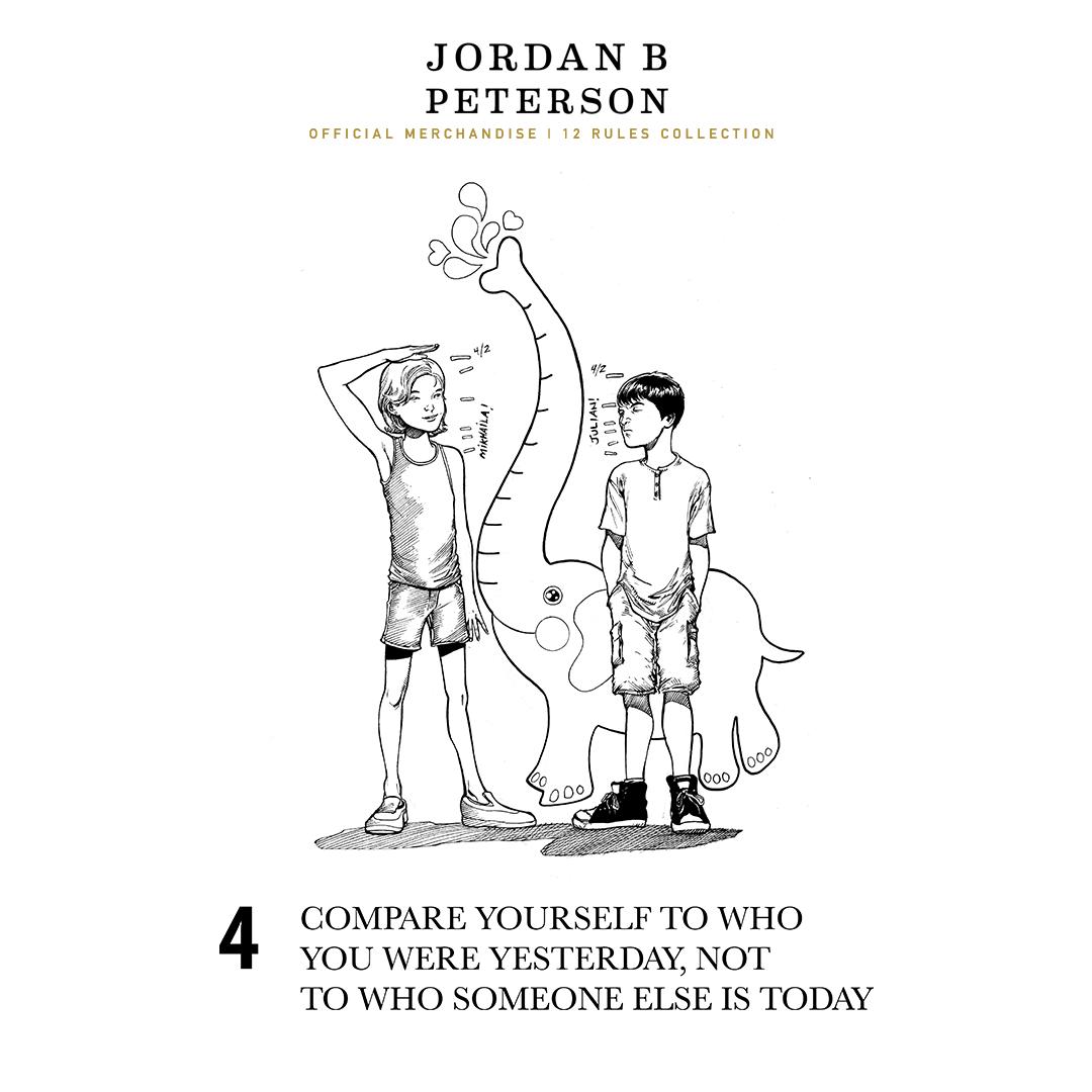 Dr Peterson 在Twitter 上："The Rule #4 Collection is now available from @teespring It'll for 2 weeks, so make sure you get a chance to add to your collection