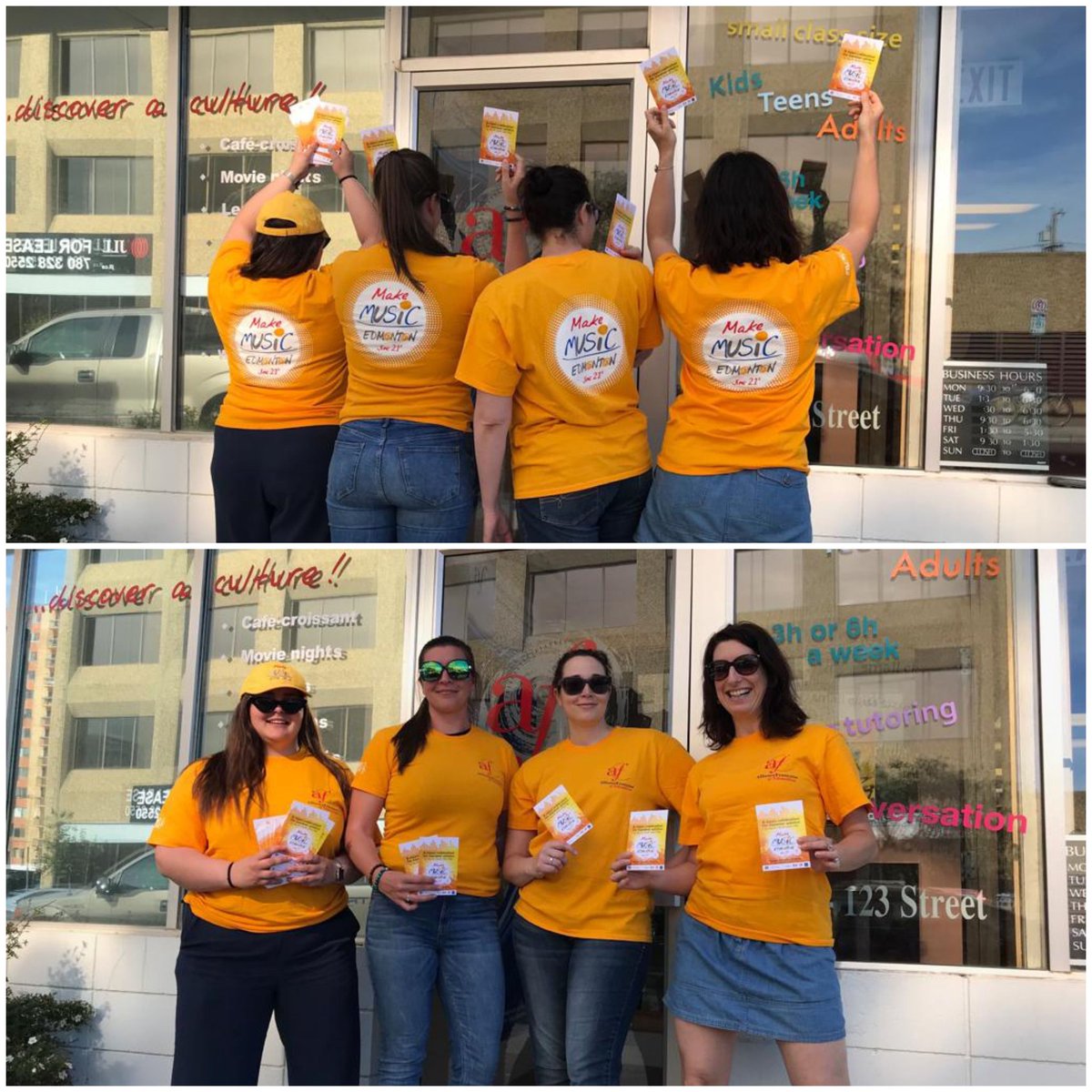MakeMusic_YEG's tweet photo. One week till @MakeMusic_YEG with free music @shop124street! Kick off will be at 5pm, Park 108 Ave. @duchessbakeshop @threevikings_ @WMC_Canada Glasses Half Full @gamerslodgeyeg Glenora Pet Clinic @thefrontgallery Bearclaw Gallery @AscendantBooks @TableTopCafe Plaza 124 https://t.co/8G68d7R7Ar