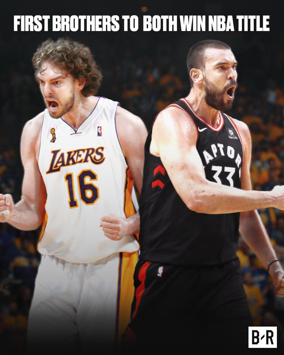 BleacherReport's tweet photo. The Gasol family makes history 💪 https://t.co/4j30bSi8ve