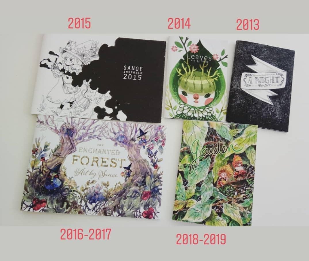 Teapotee's tweet image. Some zines since 2013. For the next  i want do something like "a night" (a short story) maybe maybe #timeplease