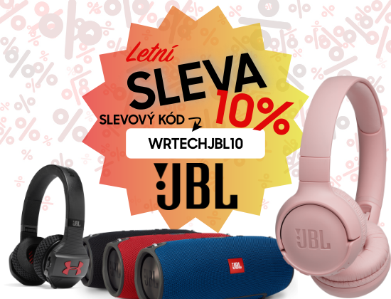 CELKOM_Praha's tweet photo. ✅ POZOR AKCE! Platí jen do konce června!
Získejte slevu 10 % na všechny produkty značky JBL a ušetřete až 1.100 Kč!

Stačí v posledním kroku objendávky zadat slevový kód "WRTECHJBL10" a sleva 10 % je vaše.

Navštivte https://t.co/uVzs98s7Sl 📶 https://t.co/HdU5nq6Xxc