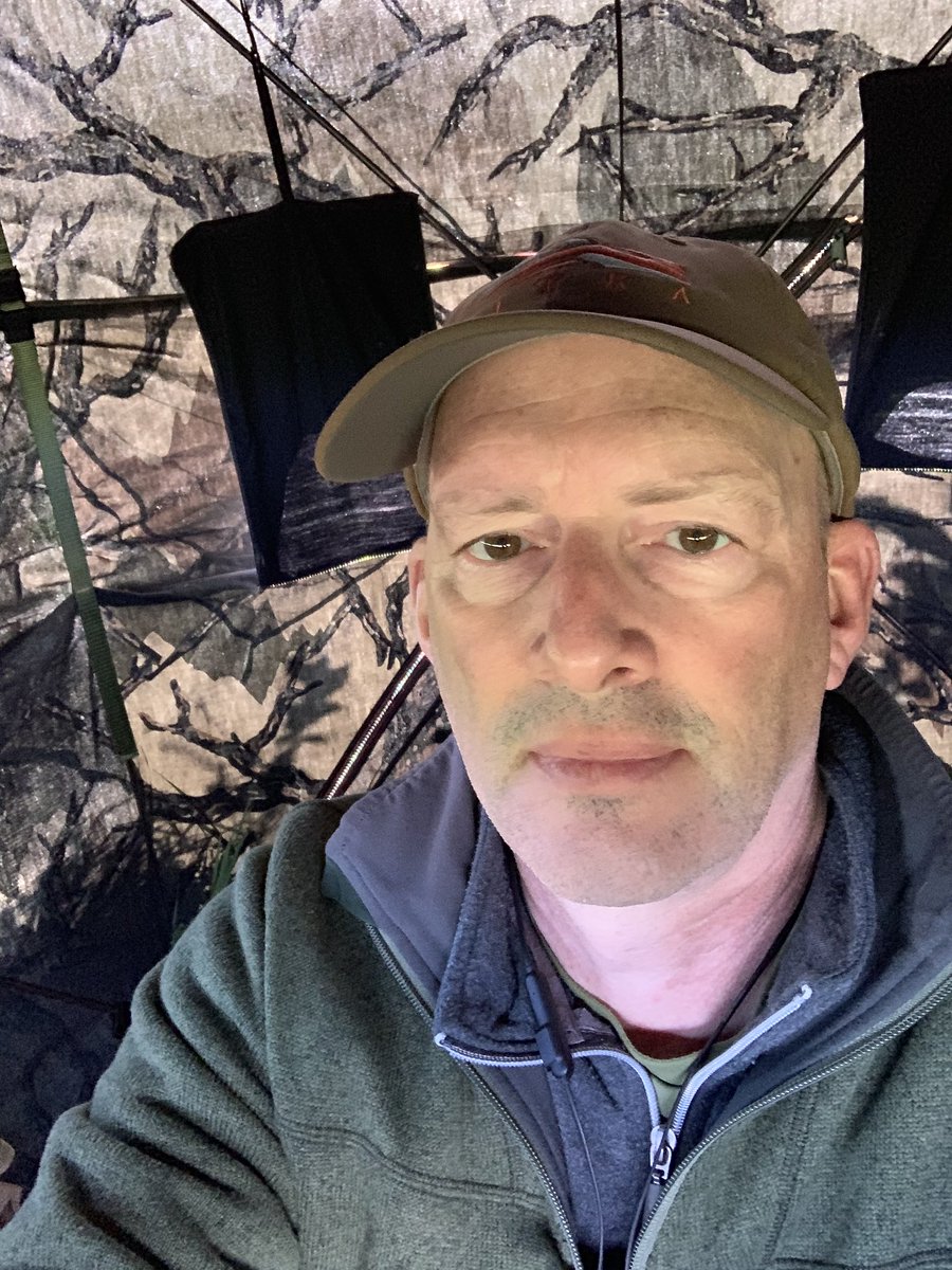 DougManzer's tweet photo. In blind again this morning hoping to catch sight of partridge out for a stroll during #hatchweek @ConserveAlberta @Perdixwildlife @Norwester @Rick_Stamp_ #enchantfarm @CedarglenHomes https://t.co/L1lFITUukB