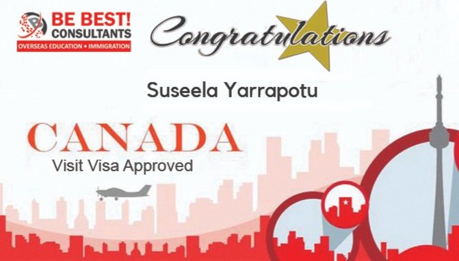 Our Success Story!

Congratulations Suseela on your Canada Visit Visa Approval.

Contact: +91 8099923119

#Canadavisa #Canadavisitvisa #Visitvisaapproved #Visitcanada #Applyvisitvisa