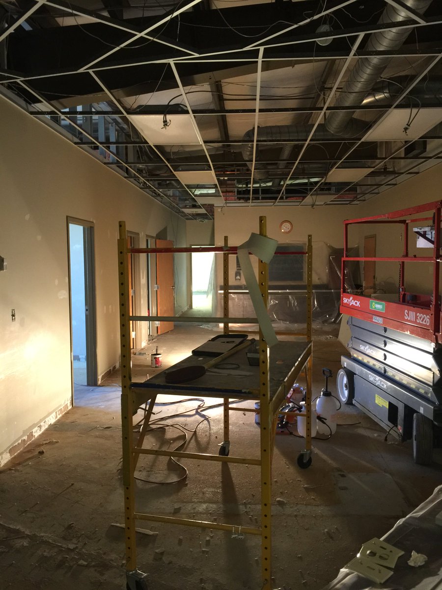 DougKuhlmann's tweet photo. Incredible! Each time I walk into @LutheranCougars & see the work accomplished by Ben Hur Construction, I am blown away. To turn an "old" building into a "new" one in less than 60 days is incredible!
Classrooms, Offices, Commons, Library, Art Room...it continues!
#ReachUpInOut https://t.co/sVzKC7n9PN