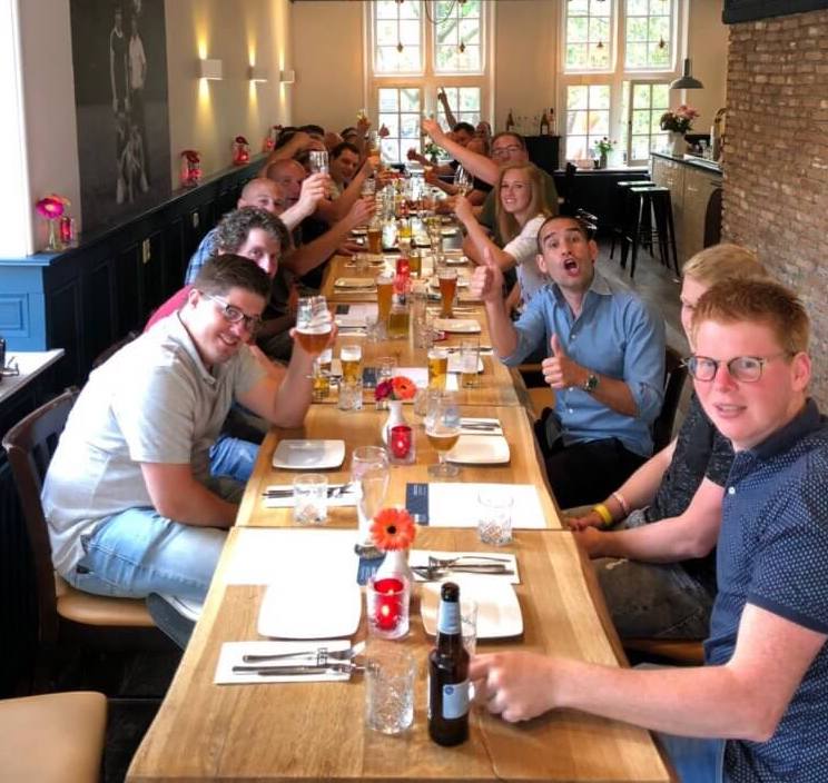 AGIONNL's tweet photo. 12,5 jaar AGION hebben we gevierd met gezellig, sfeervol en sportief teamuitje voor de hele Odalis Groep! https://t.co/wOfy0M8IO4 #jubileum #wipeout #amersfoort https://t.co/AXGWEaBdrc