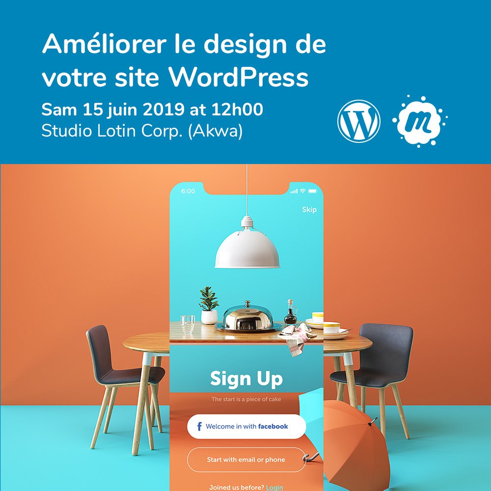 lotincorp's tweet photo. Rappel de notre événement demain 15 juin, sur le #design de #sites #WordPress #Meetup #GRATUIT
https://t.co/RfnOFFypaw https://t.co/ipYlEdXJbo