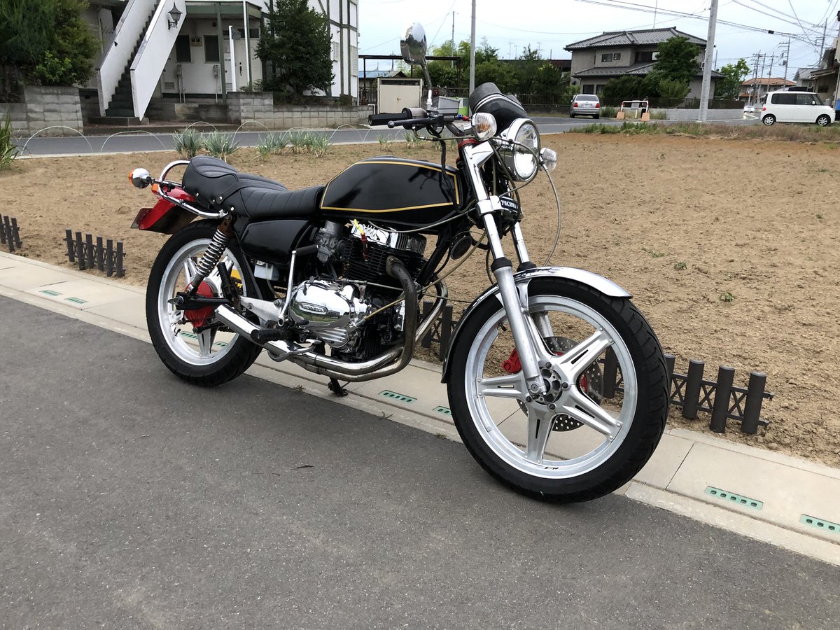 ホーク２】☆クロスショート管☆マフラー☆ホーク☆バブ☆CB400T☆250T ...