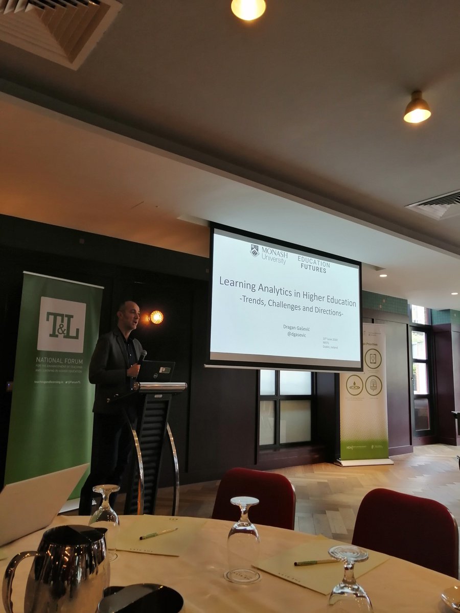 HEAaccess's tweet image. Very interesting masterclass @ForumTL with @dgasevic about
#learninganlytics. Opened by @HEA_irl CEO Paul O’Toole