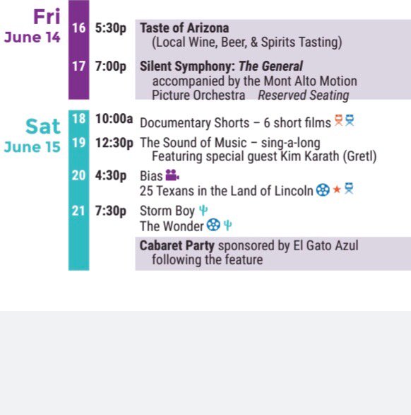 PrescottAZFilm's tweet photo. The Final Weekend is upon us! Here's your list of all the movies, events and parties before we Fade to Black on a stellar year.

Info: https://t.co/X5ZGpvoeso

To get tickets: https://t.co/hwcGiyfPuS

#prescottaz #prescottarizona #filmfestival #yavapaicollege #filmfestivals https://t.co/yLRmERizz4