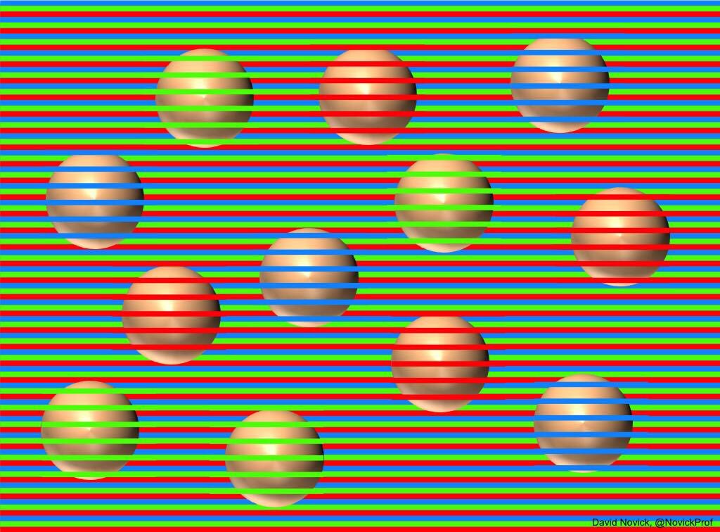 All the balls are the same color — and that color is *brown*!