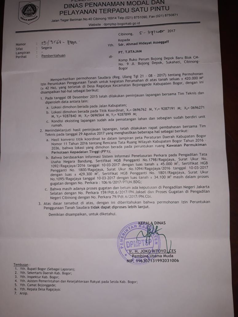 soenan's tweet photo. @Pemb_InfraPUPR @jokowi @KSPgoid @BankBTNcoid @KemenPU @SejutaRumah Dh, Shubungan dgn adanya rapat tingkat menteri yg dipimpin oleh @KSPgoid Bpk Moeldoko, dterbitknnya press release n ssi dgn semangat program Bpk @jokowi @SejutaRumah , mo
hn bntuannya dgn sngt pd prumahn yg tlah kami beli di Green Citayam city smpai saat ini msh blm selesai,trims https://t.co/RaI3nTm3bC
