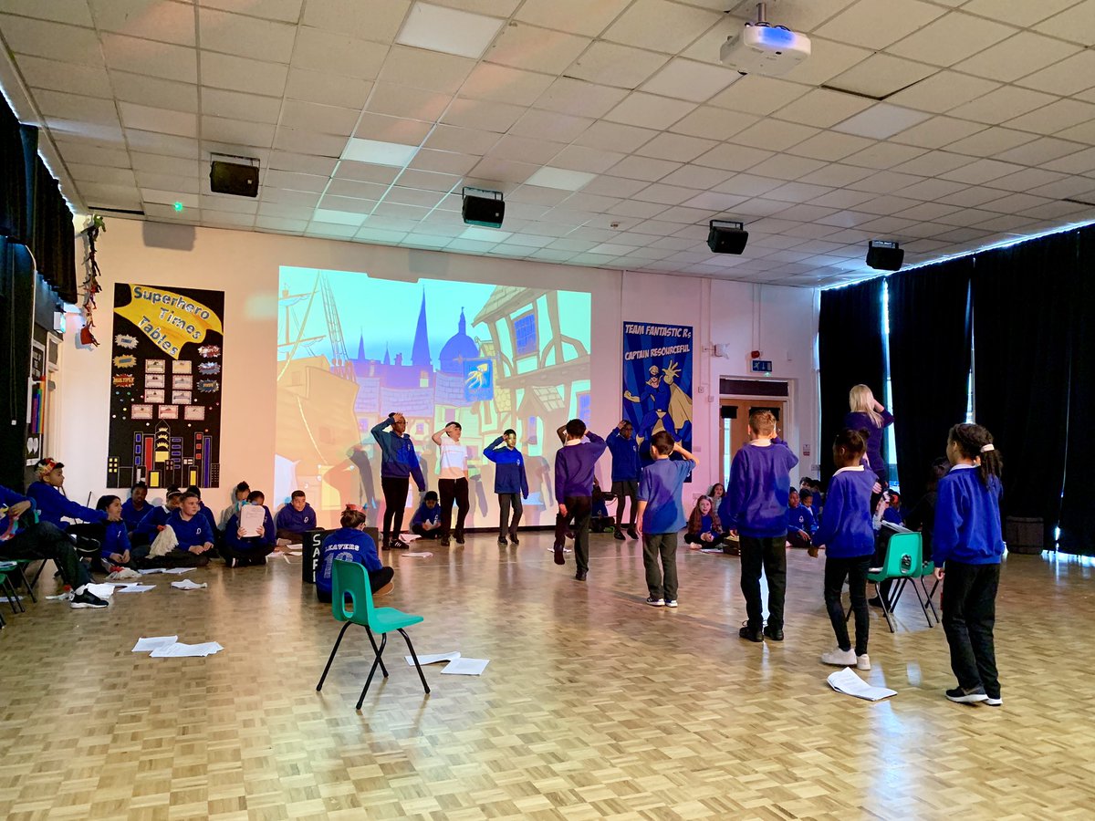 BlueBellHillPS's tweet photo. More rehearsals today from our 5/6 children. Tickets go on sale for Pirates of the Curry Bean on Tuesday 2nd July for £1 🎫 https://t.co/WQnDi740UW