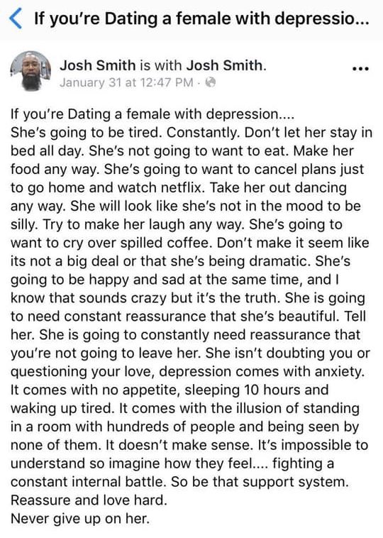 BloNdie4_20's tweet photo. 💯😭 pretty much sums it up, Couldn’t of said it better myself... #MentalHealthAwareness #semicolon #nevergiveup #dontletitwin #yourstrongerthantheillness #godhasme https://t.co/b1yjvKfKpL