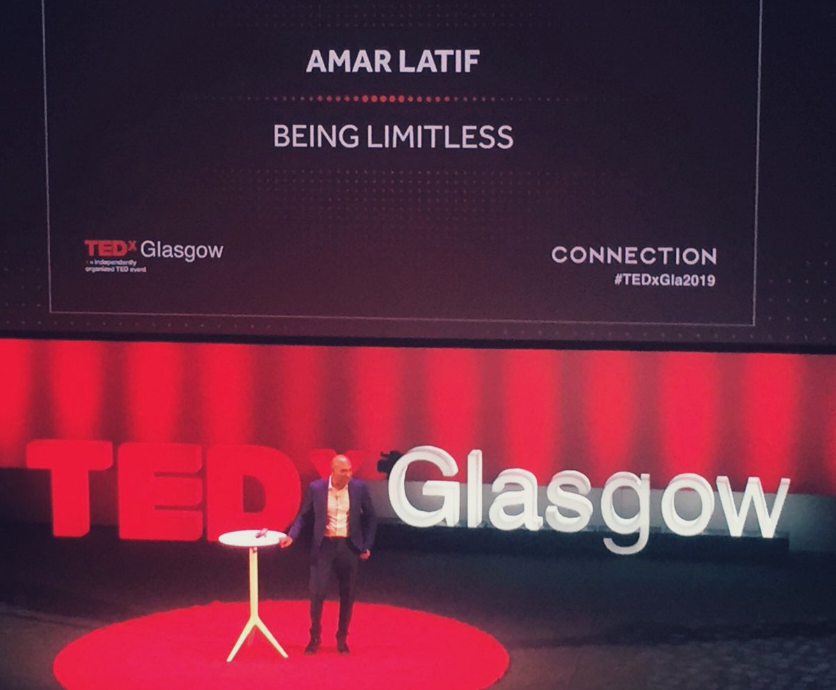 AAIEmploy's tweet photo. We're inspired by @AmarLatif_'s infectious determination at #Tedxgla2019.
An entrepreneur who has truly overcome adversity and provem that #BeingLimitless is simply a state of mind. https://t.co/MwmeOiW6eH