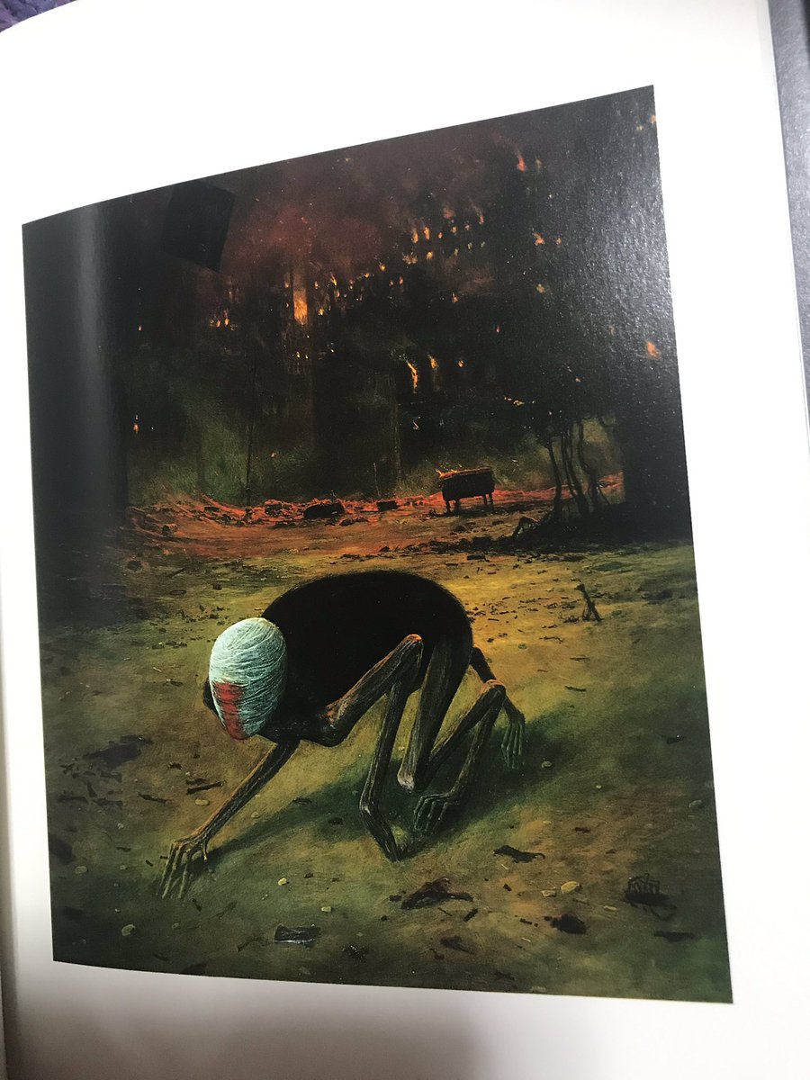 どろどろつけ麺 Twitterissa Beksinski ベクシンスキー ポーランドの画家作品 描かれるは死と退廃と巨大な混沌に支配される虚無感か 3回見たら死ぬと言わた絵達はまさに闇 病み への入り口 有名な椅子の上の首はトラウマレベル 覗くほどに引き込む力は