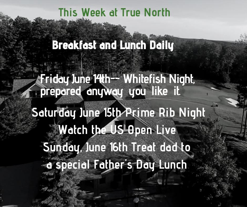 True North Golf Club (@truenorthgolf) on Twitter photo Whitefish 🦈🍴🍷 Night <a href="/TrueNorthGolf/">True North Golf Club</a> Treat dad for #FathersDay
Reservations Necessary 231-526-3300 Ext 1 Casual and family friendly!👫
<a href="/HSMich/">Harbor Springs</a>
<a href="/upnorthinmich/">Northern Michigan</a>
<a href="/WhatsUpNorth/">What's Up North</a>
<a href="/PetoskeyArea/">Petoskey Area, MI</a> Whitefish 🦈🍴🍷 Night <a href="/TrueNorthGolf/">True North Golf Club</a> Treat dad for #FathersDay
Reservations Necessary 231-526-3300 Ext 1 Casual and family friendly!👫
<a href="/HSMich/">Harbor Springs</a>
<a href="/upnorthinmich/">Northern Michigan</a>
<a href="/WhatsUpNorth/">What's Up North</a>
<a href="/PetoskeyArea/">Petoskey Area, MI</a>