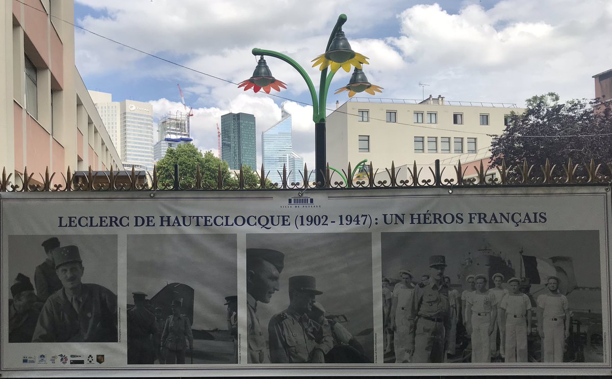 Emmanuel_CANTO_'s tweet image. Présent pour découvrir la 92eme borne #2emeDB « Enfants de France, rêvez d’être des Leclerc »#GeneralDeGaulle
«Ne me dites pas que c’est impossible » devise Général #LeclercdeHauteclocque #Libération #Puteaux #75emeanniversaire #vivement2020 @PuteauxEnMarche
