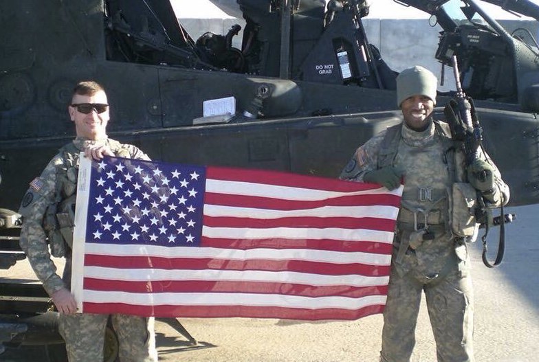 JohnJamesMI's tweet photo. Happy Flag Day! The American flag is a beacon of freedom for the whole world. I will never get tired of the stars and stripes. When I was deployed overseas, we weren't fighting for Republicans or Democrats, we were fighting for the Red White and Blue. 🇺🇸 https://t.co/1fuLxp9gD5