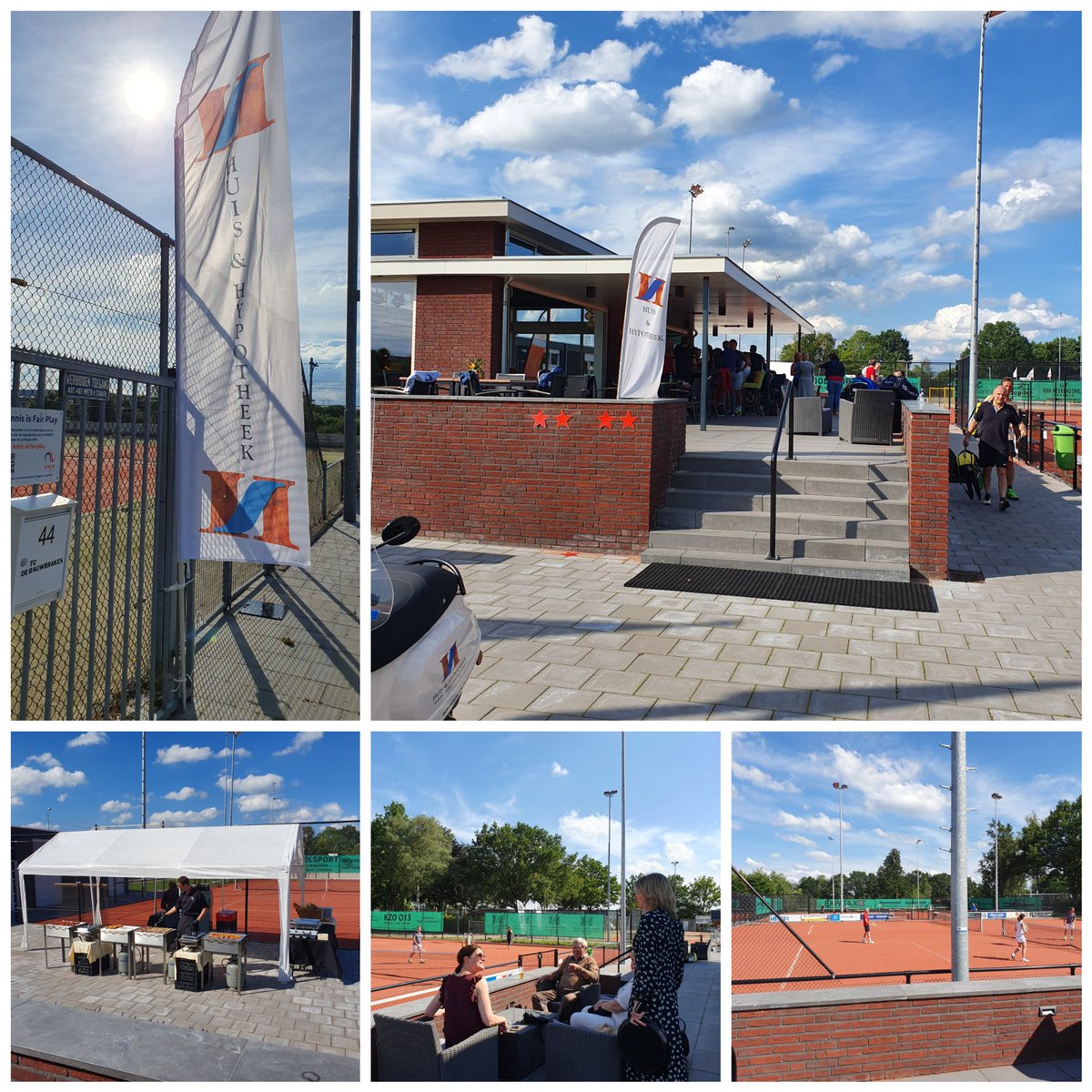 Leuke middag gehad bij het tennis toernooi van Huis &amp; Hypotheek Tilburg. Dank Jeroen en Marc. Prima geregeld en zelfs het zonnetje was goed aanwezig.
