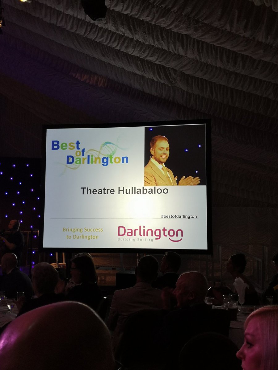 DarlingtonBS's tweet photo. Congratulations @HullabalooTweet on winning the #BestOfDarlington 'Bringing Success to #Darlington' award! 👏🎉 https://t.co/Y0i01fXMI3