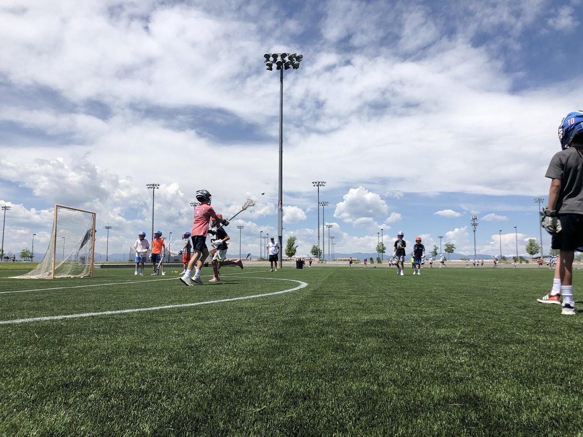 Dialing in sticks, Mile High Shootaround #riseasone <a href="/hplax/">Highland Park (TX) Scots 🥍</a> #DenverShootout <a href="/MohicansLaxTX/">HP Mohicans</a>