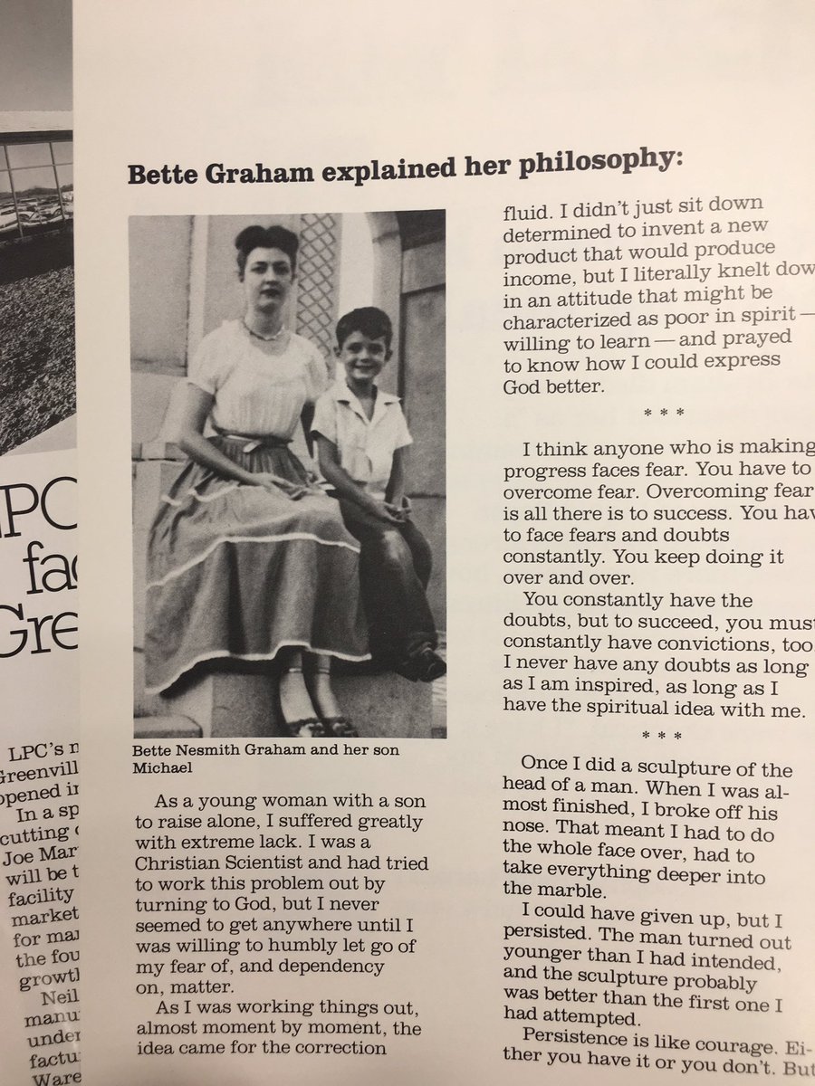 Bette’s philosophy: All of us have the capacity of unlimited potential. It’s our motives and that are important.