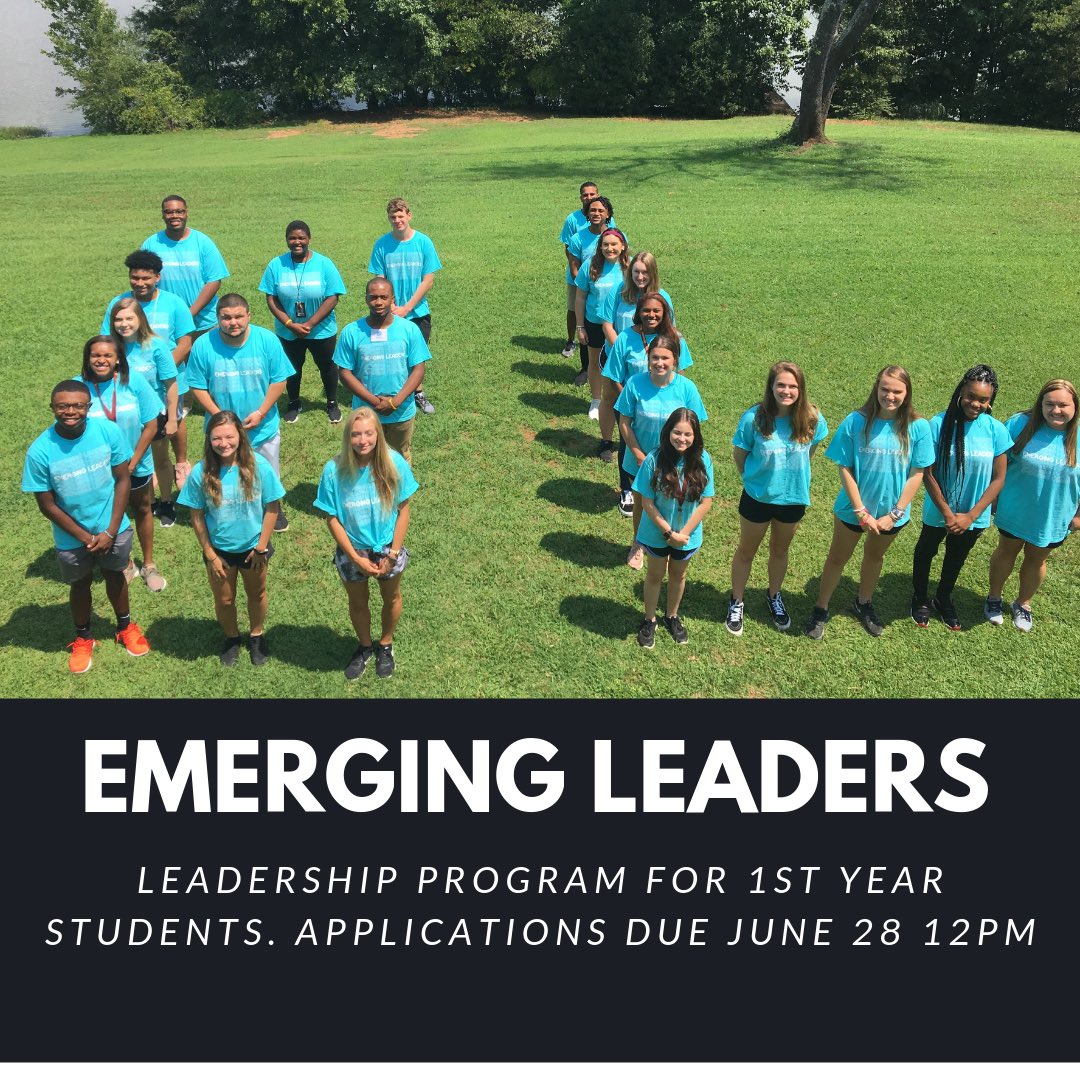 Winthrop_OSA's tweet photo. Winthrop class of 2023 we want you to apply for Emerging Leaders. Winthrop’s First-Year Leadership Program. For more infor or to apply follow the link 
https://t.co/4sioq2ciqL https://t.co/N3fsAf1r2t