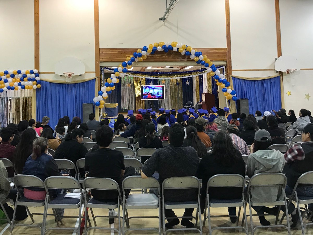 CdaKobe's tweet photo. A great final Speech &amp; Language visit of the school year to Deer Lake First Nation School. It was an honour to help out with, and take part in, the K5 and Gr 8 graduation ceremonies (I especially loved the valedictorian speeches- so well done!). Thanks DLFNS for a fantastic year! https://t.co/XyJPtdsLlB