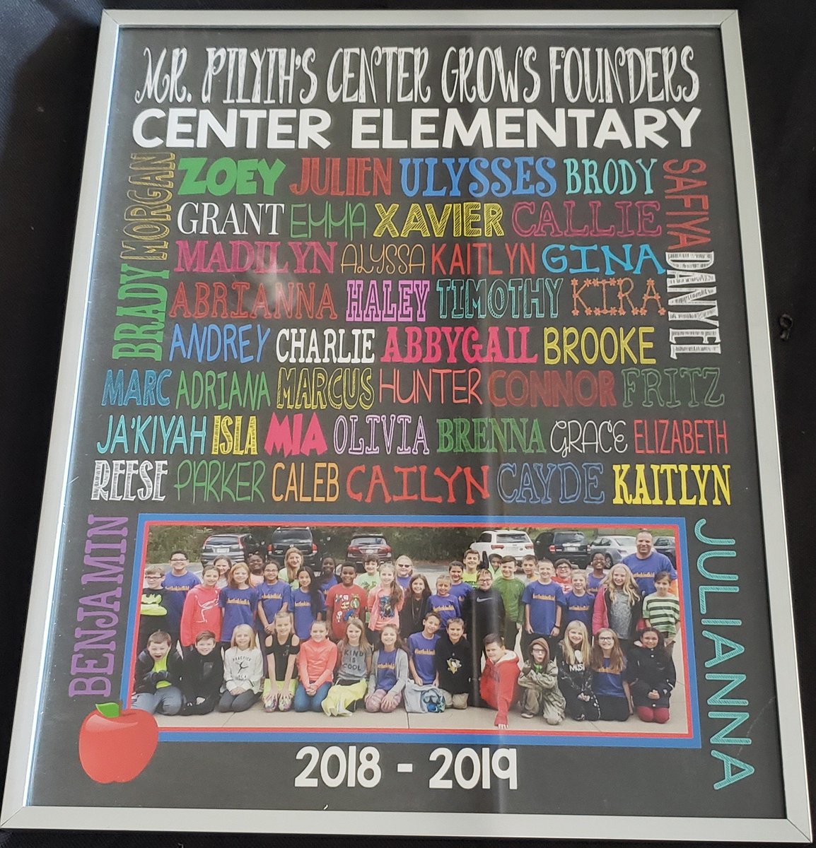 My 1st year in 4th grade and the founders of <a href="/CenterGrows4/">Center Grows</a> will always be remembered!  #bestgiftever <a href="/MrsSummers4th/">Laurel Summers</a> @JKPlum1