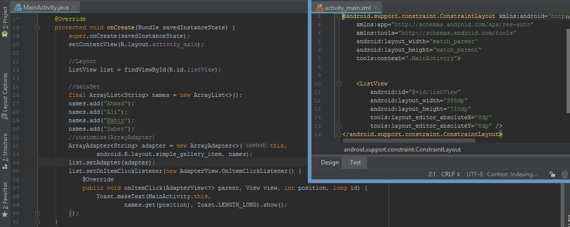 sodabehsherzad's tweet photo. We learn about #ArrayList and #ListView that present our information to form of a #list in #Android class. 
And we learn about #ArrayAdapter that has 3 parts (#Spinner, #GridView, #ListView).
#afghangirlscode @a_daneshyar  @CodeToInspire https://t.co/wWVuwglmI6