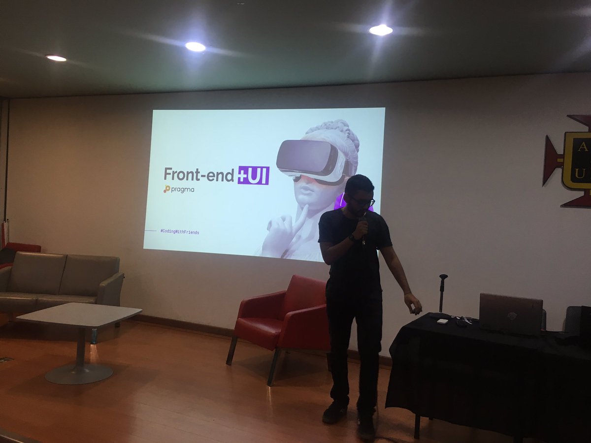xacarana's tweet image. Seguimos con frontend + UI #codingwithfriends @upbcolombia @SomosPragma Auditorio Ignacio Vieira facultad arquidiseño 🔥🔥🔥🤓