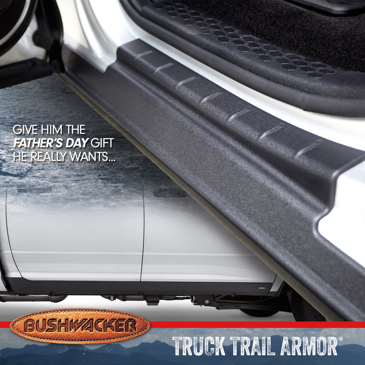 Dads are tough. So this Father’s Day, get him something he really wants, like Bushwacker’s Trail Armor®. 
.
.

#Bushwacker #TheOriginal #TrailArmor #BestGift #GiftIdeasForHim #FathersDay #TruckLife #Jeep #Jeeping #JeepLife #JeepDaily #ItsAJeepThing #JeepNeeds #TrailReady #OffRoad
