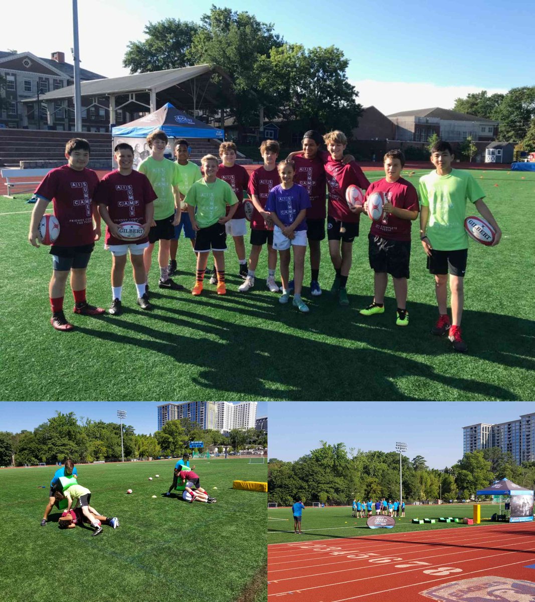 AIS_Eagles's tweet photo. AIS Summer camps were off to a great start this week with classes from Top Rugby USA. Individual efforts and team spirit were on full display as co-ed groups learned a fun, safe version of Touch Rugby Find out more about this and a whole range of camps at #AIScamps. https://t.co/hpqh8dx2Yq