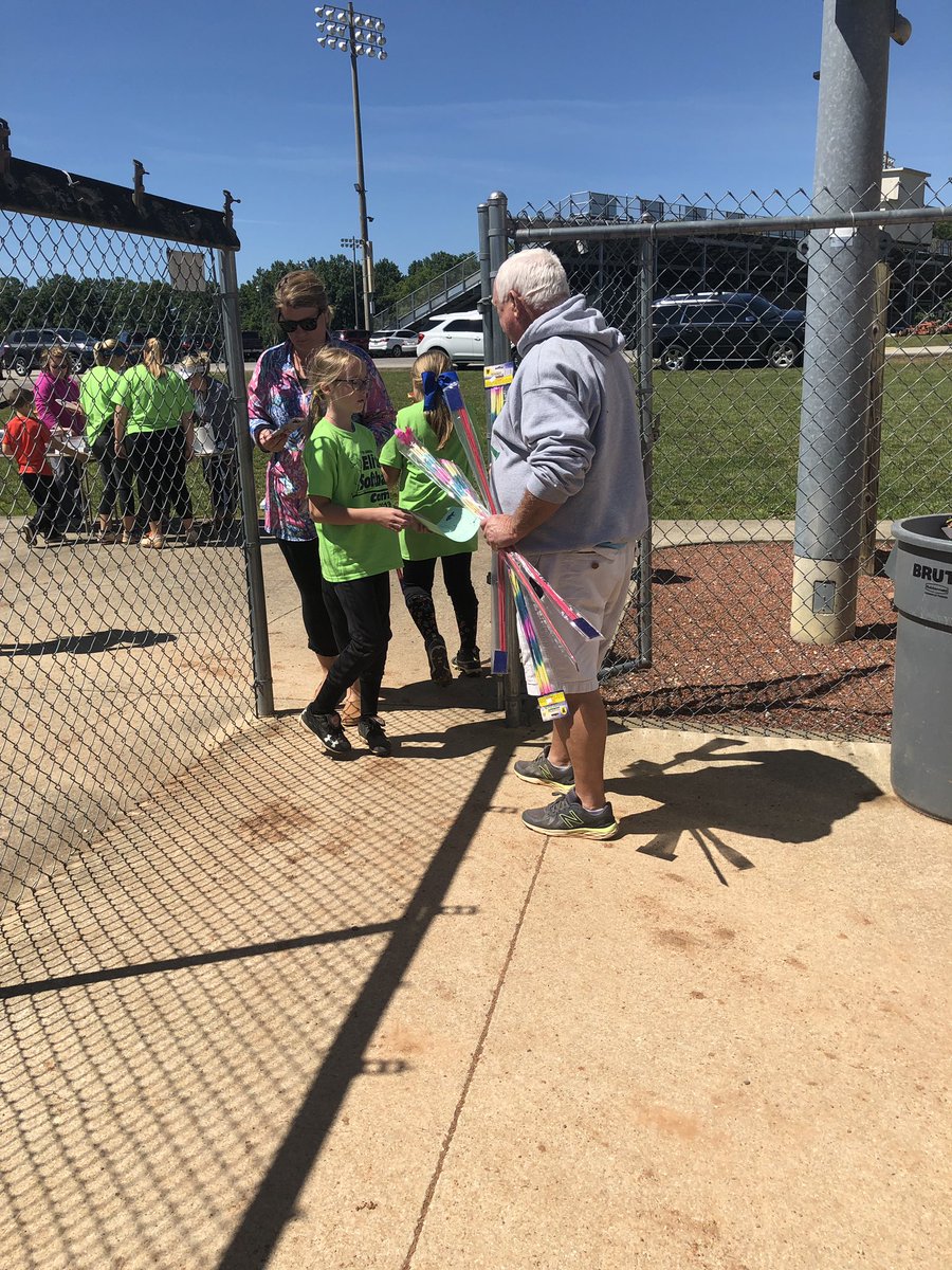 Last day of our softball camp- our Scrimmage/ Pizza/ Awards/ T-shirt Day! The girls said they had a great time but the coaches may have had even more fun! Meghan, Janae, Bailey and Sarah were great and Coach Slone was a big hit handing out popsicles and free sparklers. Fun week!