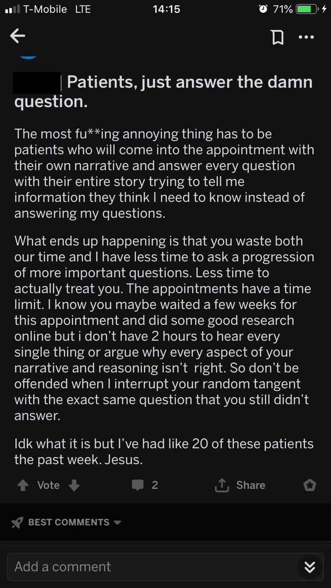 teamsapiensPT's tweet photo. “Me, me, me, me, me.” That’s all this says. 🤦‍♂️ This person needs to take a serious look at why they’re in this profession - is it to help people or to make themselves feel important? #therapybetter #physicaltherapy #humanbetter https://t.co/dBGwd2R354