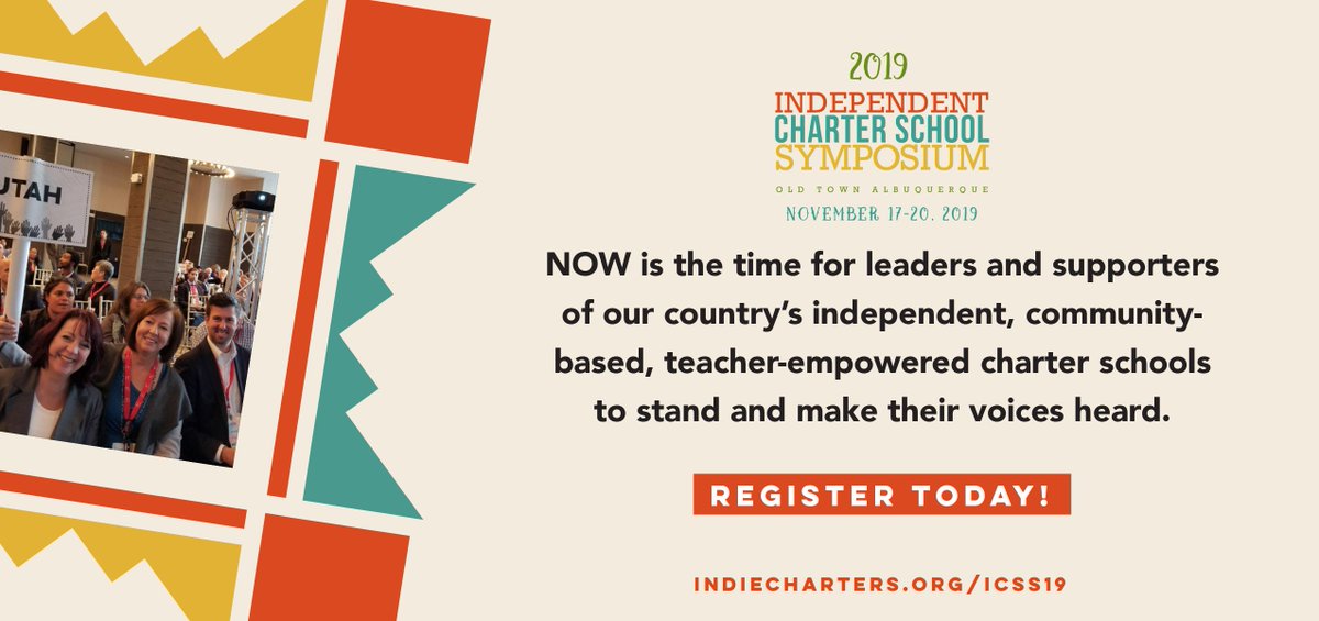 CPICSchools's tweet photo. School leaders, social visionaries, and policy-makers from across the country will meet for #ICSS19 from November 17-20 with an audacious goal: to articulate a vision for the direction of the #charter movement and all public #education. Register today: https://t.co/dV23Nfyxas https://t.co/0bRySVj1ah