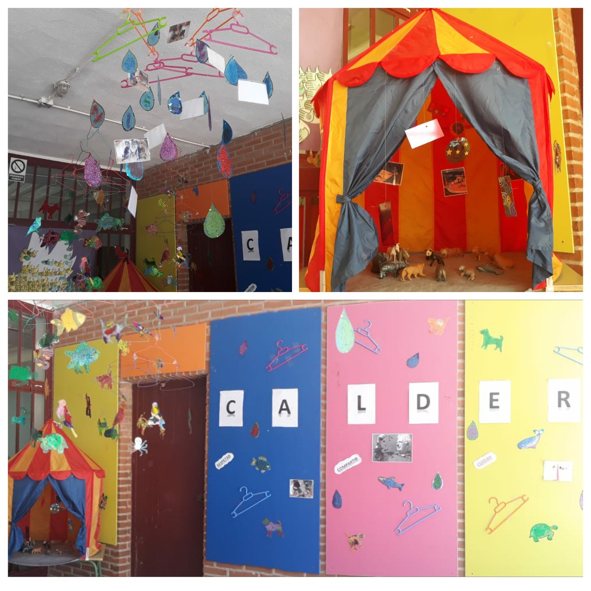 CeipCisneros's tweet photo. Exposici��n Artística-Plástica en marcha...un adelanto del equipo de infantil "CALDER". Móviles con mucho encanto y creatividad. ¡Qué grandes artistas hay detrás de este fabuloso proyecto! Bravooo👏👏👏 https://t.co/6DMPDWuO9o