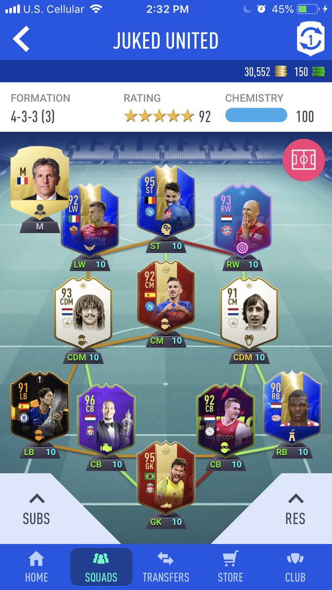 Thoughts on this squad? Just picked up tots Mertens and have yet to use him. #fut