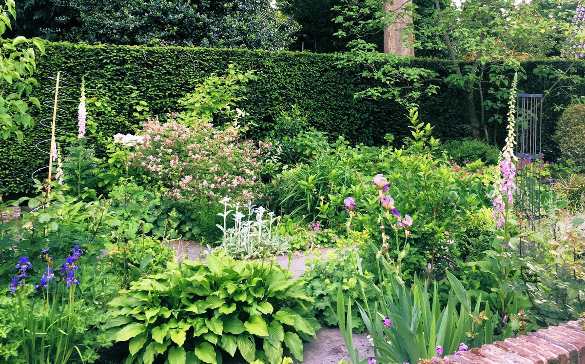 I have my own garden on show as part of <a href="/Tuinweek/">Nationale Tuinweek</a> #GardenersWorld 💪 need to do some last min weeding (photo two weeks ago).