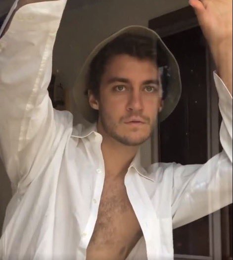 me looking out of the window of the tour bus when we pull up to the venue