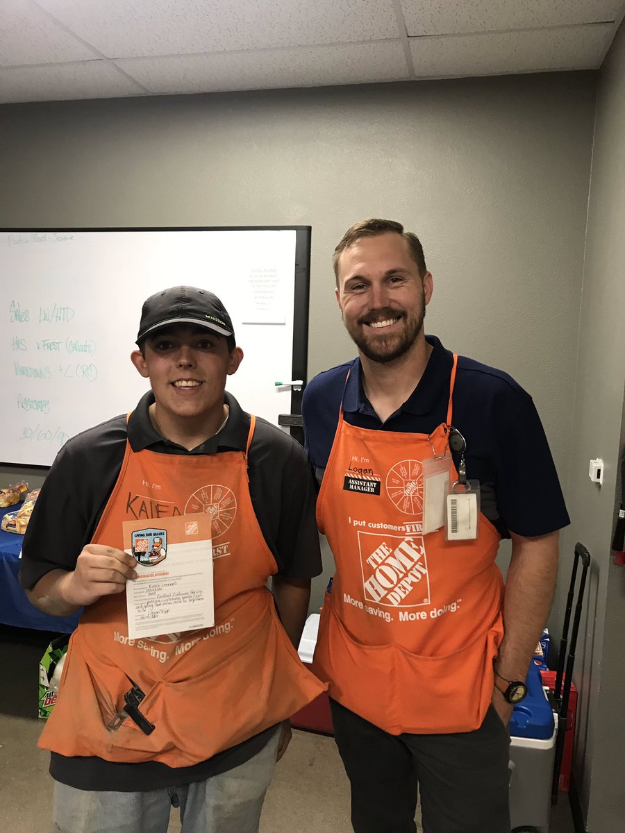 I LOVE having customers pull me aside to give praise for associates taking such great care of them! Great job Kaleb!